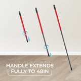 O-Cedar Easywring Spin Mop & Bucket System | Microfiber Floor Cleaning System | Includes 3 Mop Heads (1 Standard + 2 Deep Clean Refills) | Machine Washable & Reusable