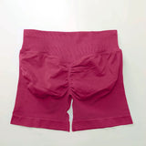 Impact Shorts 4.5" Women Fitness Sports Biker Shorts Low Ribbed Band Gym Workout Scrunch Butt Yoga Seamless Leggings