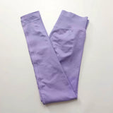 Yoga Leggings Women Seamless Sports Pants Low Ribbed Band Gym Clothes Fitness Workout Wear Scrunch Bum Tights