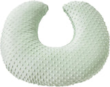 Nursing Pillow and Positioner Breastfeeding and Bottle Feeding, Propping Baby, Tummy Time, Sitting Support, with Removable Polyester Cover, Dots Fabric, for Baby Boy Girl(Bay)