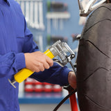 Mini Grease Gun (3000PSI) with Double 3Oz Cartridge Grease and 12'' Flex Hose, Reinforced Coupler for Automotive, Yellow
