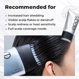 Scalp Boosting Serum, Comb Applicator Scalp Ampoule with 38 Brush Tips, Clinically Tested Dandruff & Flake Reduction, Biome PDRN Exosome, Korean Hair Care, 5.07 Fl.Oz.