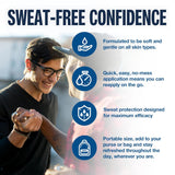 Sweat Absorbing Hand Lotion (Pack of 2), a Dermatologist-Recommended, Non-Irritating, Smooth Lotion That Helps Stop Hand Sweat, Great for Hyperhidrosis or Excessive Sweat (Original Eucalyptus)
