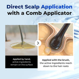 Scalp Boosting Serum, Comb Applicator Scalp Ampoule with 38 Brush Tips, Clinically Tested Dandruff & Flake Reduction, Biome PDRN Exosome, Korean Hair Care, 5.07 Fl.Oz.