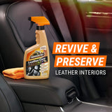 Car Leather Care Spray Bottle, Cleaner for Cars, Truck, Motorcycle, Beeswax, 4 Oz, Pack of 6, 18934-6PK