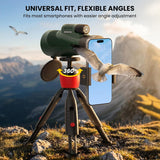 12X54 Monocular Telescope for Adults High Powered with Tripod and Phone Adapter, HD BAK4 Prism FMC Lens, Waterproof with Carrying Bag for Bird Watching Travel Sports