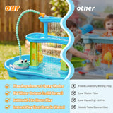 Water Table Pump, Rechargeable 5400Mah Water Pump for Water Table Powered Continuous with 8Hrs Playtime,Ip67 Waterproof 2 Flow Settings Outdoor Water Table Accessories for Kids Boys Girls