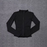 Women Sport Jacket Long Sleeve Shirt Workout Coat Gym Training Clothing Yoga Sportswear