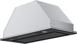 Range Hood Insert, 30 Inch Built-In Kitchen Vent Hood, 800CFM Stainless Steel Stove Hood with Gesture & Touch Control, LED Light, Baffle Filters, 4-Speed Exhaust Fan, Ducted/Ductless Convertible