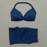 Gym Set 2 Piece Women Strappy Yoga Bra Top Workout Scrunch Shorts Sports Suit Fitness Clothes Seamless Yoga Set