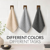 Allswipe Multi-Purpose Microfiber Towels, Car Interior, Home and Garage, Scratch-Free, Lint-Free Short-Pile Microfiber, Multi-Color, 14 in X 12 in - 9 Pack