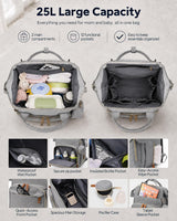 Diaper Bag Backpack with Changing Station: Multicolor Travel Baby Bags for Girls Boys Pañaleras Para Bebe Newborn Essentials Must Haves Baby Shower Gifts Baby Registry