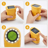 4K Microscope, Loupe Magnifier with Light,  Discovery Microscope, 4K Magnifying Camera, 2" IPS Screen 1000X Handheld Portable USB Digital Miniscope (Yellow)