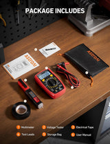 Electrical Test Kit ETK1, Digital Multimeter, Non-Contact Voltage Tester & Screwdriver, Electrical Tape, an Ideal Set for Electricians, Diyers, Handymen