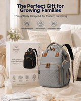 Diaper Bag Backpack with Changing Station: Multicolor Travel Baby Bags for Girls Boys Pañaleras Para Bebe Newborn Essentials Must Haves Baby Shower Gifts Baby Registry