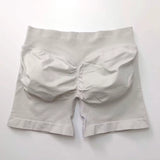 Impact Shorts 4.5" Women Fitness Sports Biker Shorts Low Ribbed Band Gym Workout Scrunch Butt Yoga Seamless Leggings