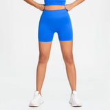 Impact Shorts 4.5" Women Fitness Sports Biker Shorts Low Ribbed Band Gym Workout Scrunch Butt Yoga Seamless Leggings