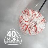 O-Cedar Easywring Spin Mop & Bucket System | Microfiber Floor Cleaning System | Includes 3 Mop Heads (1 Standard + 2 Deep Clean Refills) | Machine Washable & Reusable