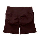 Impact Shorts 4.5" Women Fitness Sports Biker Shorts Low Ribbed Band Gym Workout Scrunch Butt Yoga Seamless Leggings