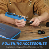 Mini Cordless Rotary Tool, 5-Speed 3.7V Rechargeable Rotary Tool Kit with 129Accessories, USB Charging Multi-Purpose DIY Tool for Sanding, Polishing, Drilling, Engraving, Woodworking