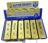 1/6/12Pcs Soft Slow Rebound Butter Stick Realistic Silicone Squeeze Stress Relief Gadget Funny Anti-Anxiety ﻿Squeeze Party Gift