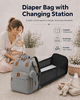 Diaper Bag Backpack with Changing Station: Multicolor Travel Baby Bags for Girls Boys Pañaleras Para Bebe Newborn Essentials Must Haves Baby Shower Gifts Baby Registry