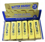 1/6/12Pcs Soft Slow Rebound Butter Stick Realistic Silicone Squeeze Stress Relief Gadget Funny Anti-Anxiety ﻿Squeeze Party Gift