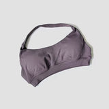 High Support Sports Bra Women Halter Seamless Yoga Bra Padded Backless Sports Bras Gym Crop Top Push up Workout Yoga Tops Woman