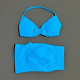 Gym Set 2 Piece Women Strappy Yoga Bra Top Workout Scrunch Shorts Sports Suit Fitness Clothes Seamless Yoga Set