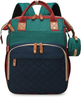 Diaper Bag Backpack with Changing Station: Multicolor Travel Baby Bags for Girls Boys Pañaleras Para Bebe Newborn Essentials Must Haves Baby Shower Gifts Baby Registry