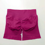 Impact Shorts 4.5" Women Fitness Sports Biker Shorts Low Ribbed Band Gym Workout Scrunch Butt Yoga Seamless Leggings