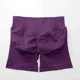 Impact Shorts 4.5" Women Fitness Sports Biker Shorts Low Ribbed Band Gym Workout Scrunch Butt Yoga Seamless Leggings