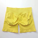 Impact Shorts 4.5" Women Fitness Sports Biker Shorts Low Ribbed Band Gym Workout Scrunch Butt Yoga Seamless Leggings