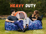 Inflatable Couch Air Lounger Chair - Camping & Beach Accessories, Portable Blow up Sofa for Hiking, Lawn, Indoor/Outdoor Movies & Music Festivals. Lightweight and Easy to Set up Air Hammock