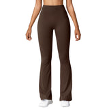 Fashion Micro Horn Leggings Women V-Back Waist Sports Pants High Waist Push up Butt Gym Pants Solid Slim Casual Leggings