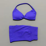 Gym Set 2 Piece Women Strappy Yoga Bra Top Workout Scrunch Shorts Sports Suit Fitness Clothes Seamless Yoga Set
